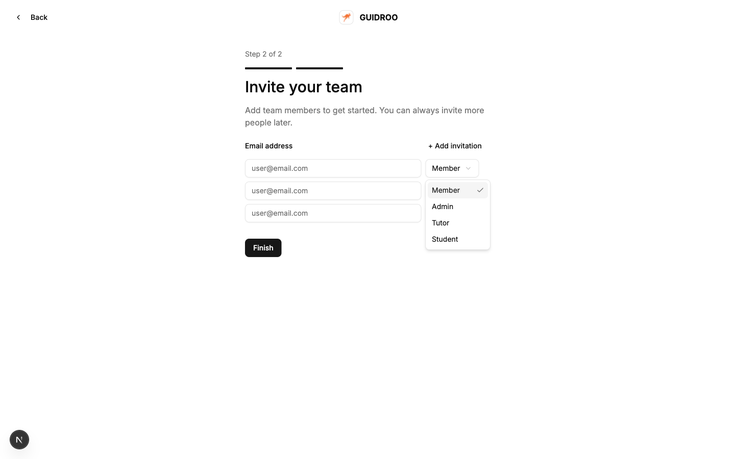 Organization details
